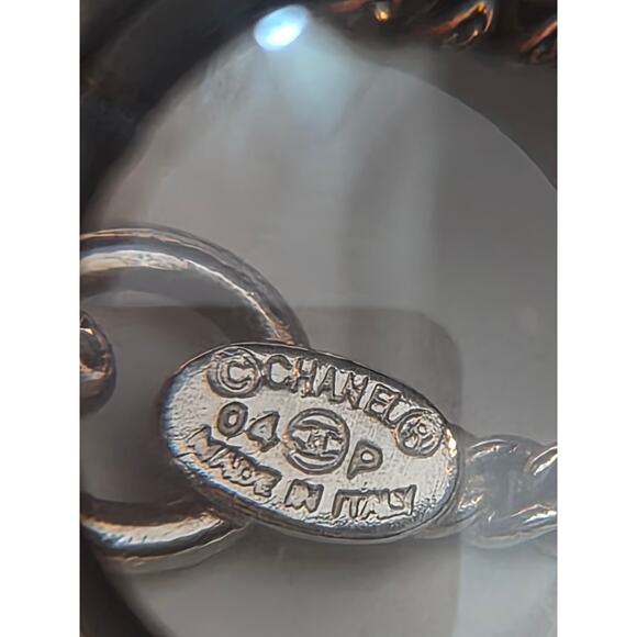 Chanel Silver Heart & CC Necklace - Picture 3 of 5